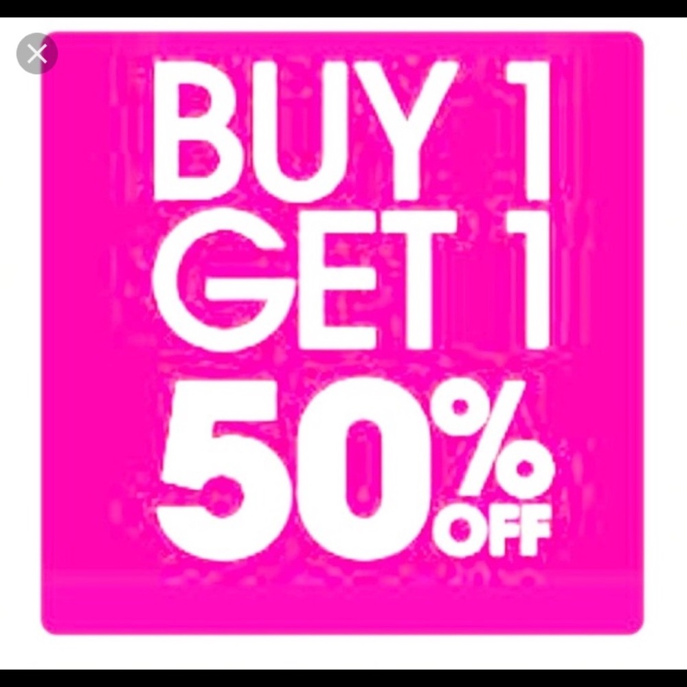 Buy 1 get 1 half off